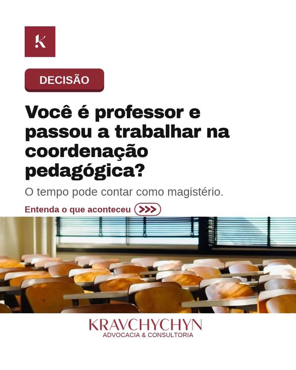 Você é professor e passou a trabalhar na coordenação pedagógica?