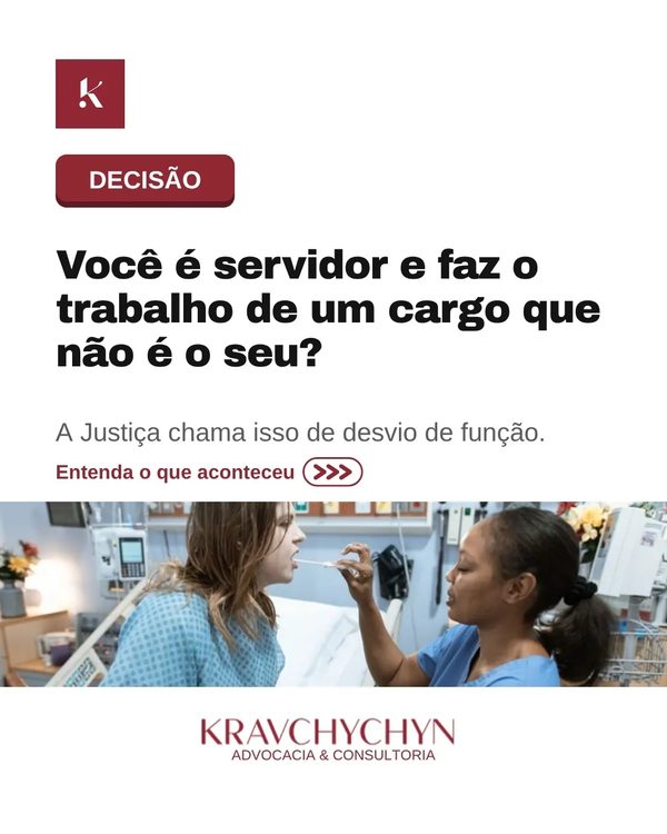 Você é servidor e faz o trabalho de um cargo que não é o seu?