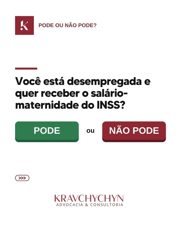 Você está desempregada e quer receber o salário-maternidade do INSS?